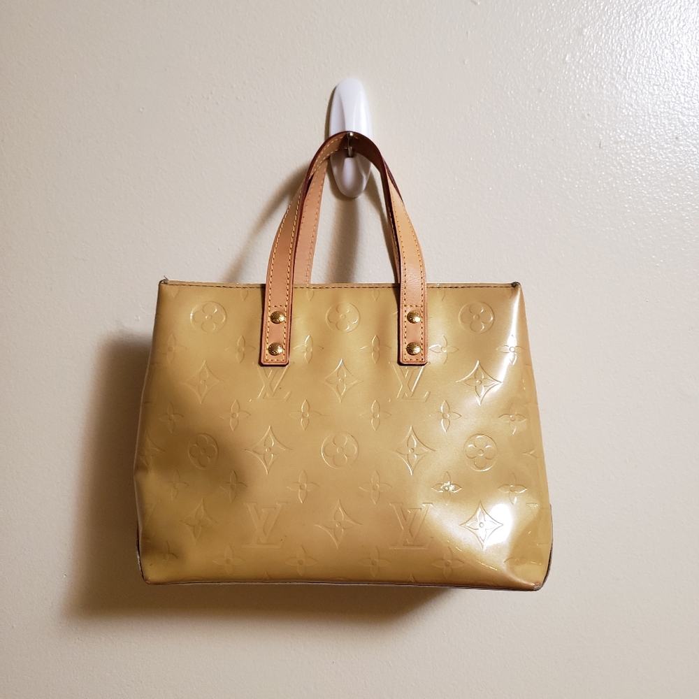 Authentic Louis Vuitton Vernis Beige Handbag